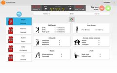 Screenshot 2 di Basketball stats apk