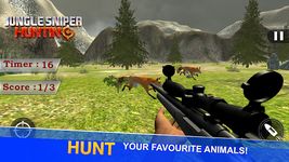 Jungle Francotirador Caza 3D captura de pantalla apk 14