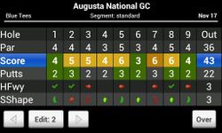 Skydroid - Golf GPS Scorecard capture d'écran apk 