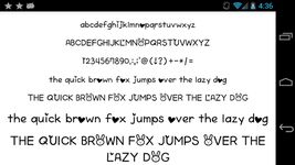 Screenshot 5 di Fonts for FlipFont 50 Written apk