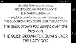 Screenshot  di Fonts for FlipFont 50 Written apk