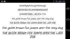 Tangkapan layar apk Fonts for FlipFont 50 Written 3