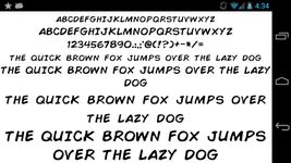 Tangkapan layar apk Fonts for FlipFont 50 Written 2