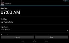 Скриншот 7 APK-версии Alarm Clock Radio PRO