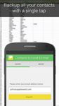 Screenshot 1 di Contacts Backup--Excel & Email apk