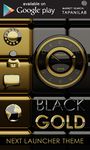 Next Launcher Theme black gold screenshot apk 8
