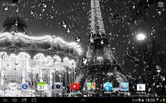 Rainy Paris Live Wallpaper Screenshot APK 1