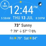 InstaWeather for Android Wear capture d'écran apk 1