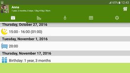 Скриншот  APK-версии WomanLog Baby календарь