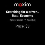 Tangkap skrin apk maxim — order taxi, food and groceries delivery 