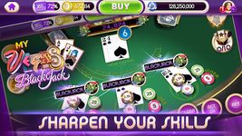 Screenshot 10 di myVEGAS Blackjack -Free Casino apk