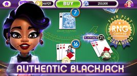 Screenshot 11 di myVEGAS Blackjack -Free Casino apk