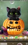 Screenshot 1 di Cute Halloween Live Wallpaper apk