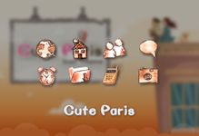 Cute Cartoon Comic Theme:Hand Drawn Paris Launcher image 7