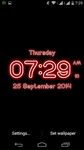 Captură de ecran Neon Digital Clock LWP apk 5