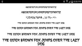 Halloween Fonts for FlipFont zrzut z ekranu apk 3