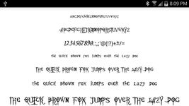 Halloween Fonts for FlipFont zrzut z ekranu apk 