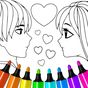 Sevgililer Günü aşk renk oyunu Simgesi