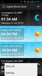 Digital World Clock Widget image 3