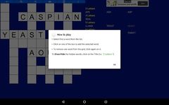 Captura de tela do apk Palavras Cruzadas fill it ins 3