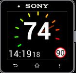 Screenshot 2 di Speedometer for SmartWatch 2 apk