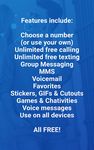 Tangkapan layar apk Nextplus Free SMS Text + Calls 2