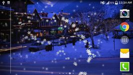 Captura de tela do apk Neve Night City live wallpaper 11