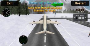 Скриншот  APK-версии Flight Simulator Snow Plane 3D