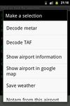Captura de tela do apk Aviation Weather with Decoder 5