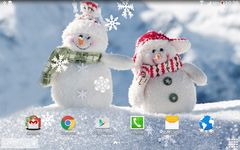 Snowman Live Wallpaper captura de pantalla apk 1