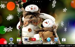 Snowman Live Wallpaper capture d'écran apk 