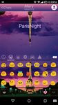 Paris Night Keyboard -Emoji ekran görüntüsü APK 5