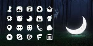 Imagem 3 do Fallen Moon GO Launcher Theme