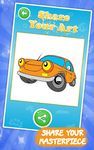 Kleurplaten kinderspel: Auto's screenshot APK 6