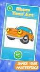 Kleurplaten kinderspel: Auto's screenshot APK 11