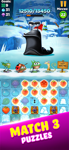 Best Fiends Stars - Jogo de quebra-cabeça grátis Android Jogos APK