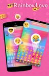 Rainbow Love Emoji Keyboard imgesi 2