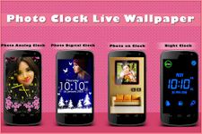 Captură de ecran Photo Clock Live Wallpaper apk 