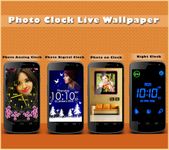 Captură de ecran Photo Clock Live Wallpaper apk 6