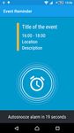 Calendrier rappel d'événement capture d'écran apk 3