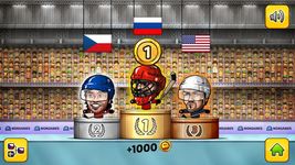 Puppet Hockey: Pond Head ekran görüntüsü APK 11