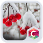 Snowy Cherry C launcher Theme APK