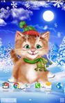 Winter Cat Live Wallpaper Screenshot APK 4