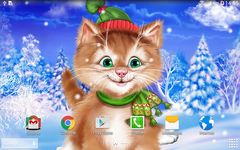 Winter Cat Live Wallpaper Screenshot APK 3