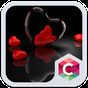 Ikona apk Romantic Red Heart Theme