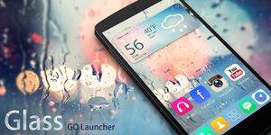 Imagine Glass GO Launcher Theme 4