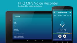 Captura de tela do apk Gravador de Voz Hi-Q MP3 (Pro) 2