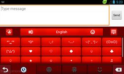 Captura de tela do apk GO Keyboard Rose Red 11