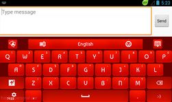 Captura de tela do apk GO Keyboard Rose Red 2