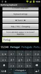 Captura de tela do apk Portuguese Keyboard Plugin 